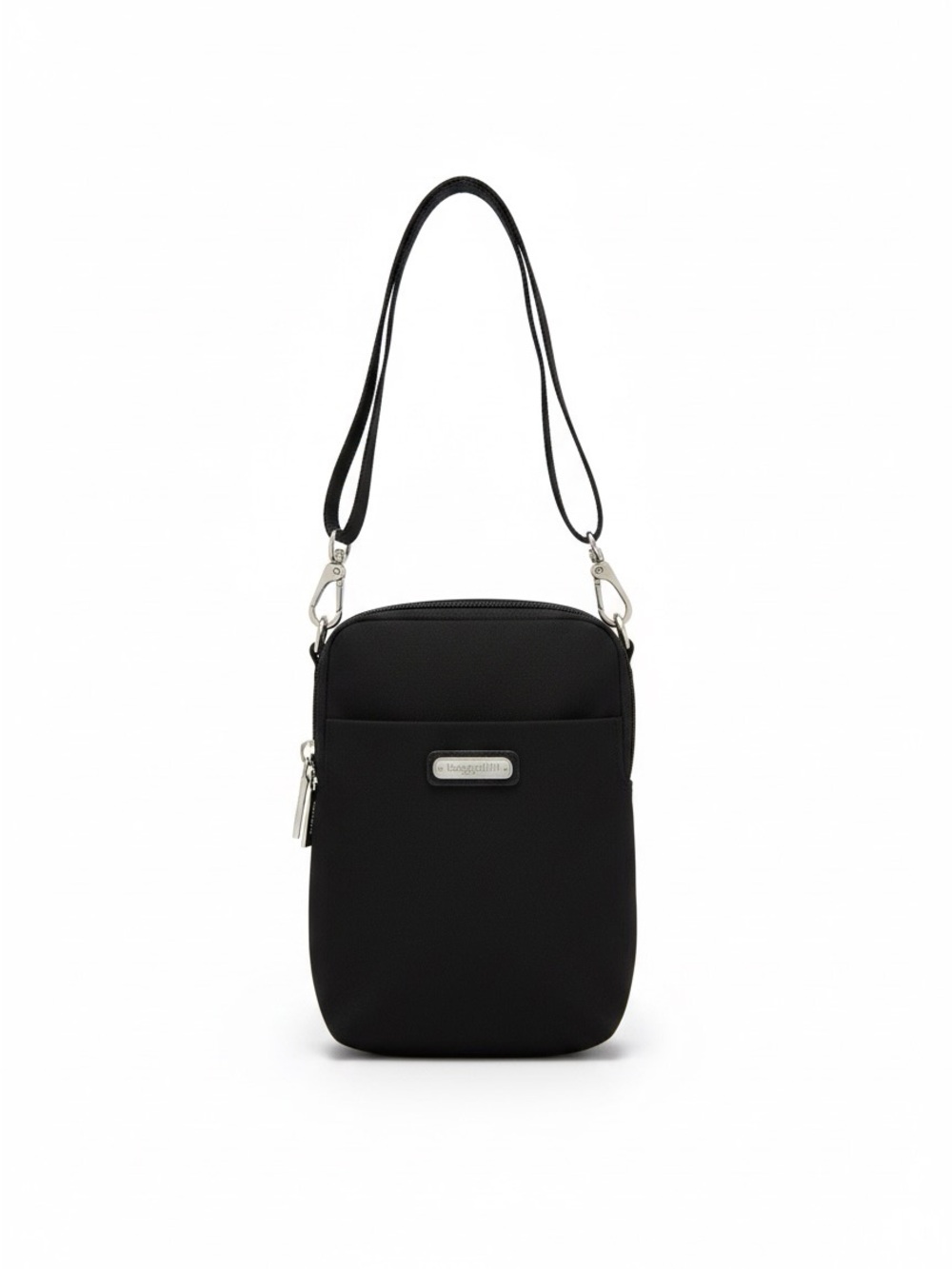 Baggallini Black RFID Crossbody Phone Bag Wallet Wristlet Never Used